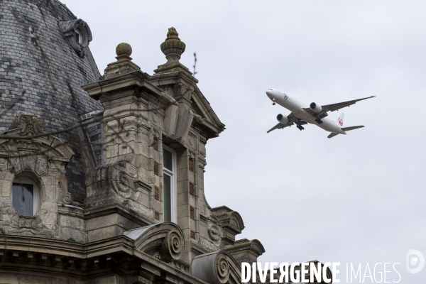 Les nuisances sonores dûes aux avions autour de Roissy CDG.