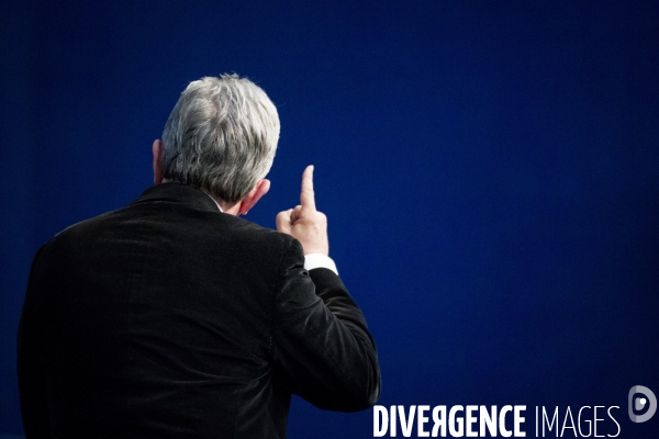 Meeting de Manon AUBRY et Jean-Luc MELENCHON pour les européennes.