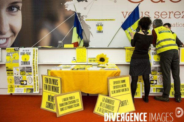 Meeting de Manon AUBRY et Jean-Luc MELENCHON pour les européennes.