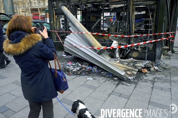 Aux Champs Elysées, acte 18, le jour d  aprés