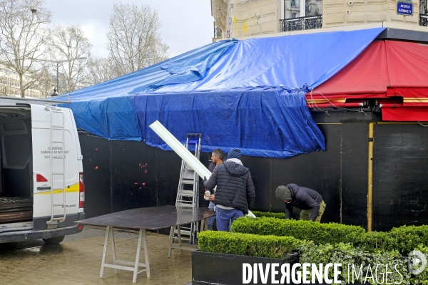 Aux Champs Elysées, acte 18, le jour d  aprés