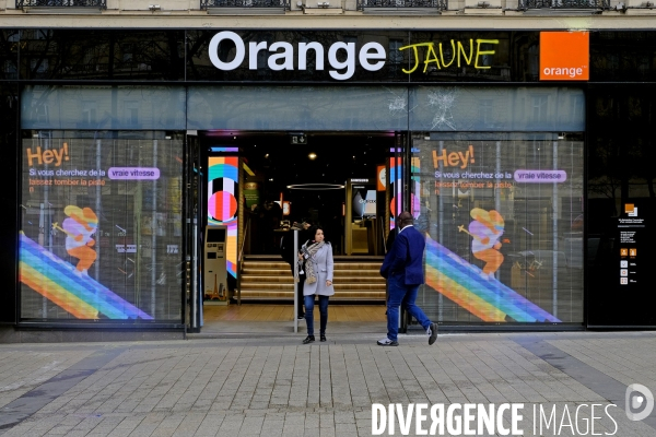 Aux Champs Elysées, acte 18, le jour d  aprés