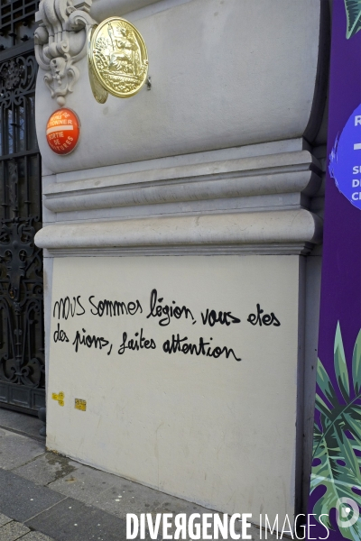 Aux Champs Elysées, acte 18, le jour d  aprés