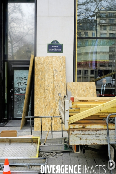 Aux Champs Elysées, acte 18, le jour d  aprés