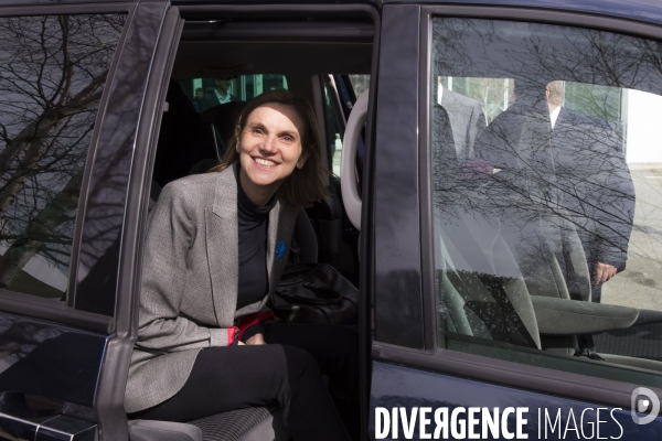 Agnès PANNIER-RUNACHER visite le site d AIRBUS Defence & Space à Elancourt