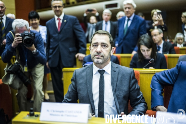 Audition de Christophe Castaner, Laurent Nunez et le Maire au Sénat