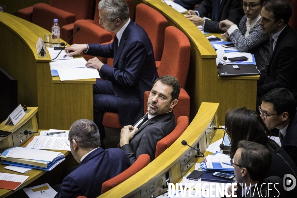 Audition de Christophe Castaner, Laurent Nunez et le Maire au Sénat