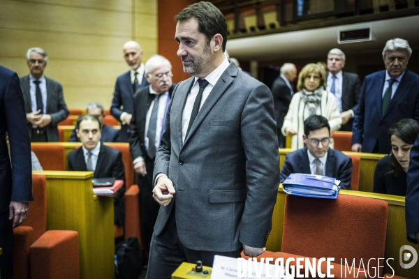 Audition de Christophe Castaner, Laurent Nunez et le Maire au Sénat