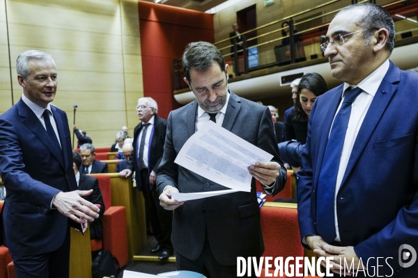 Audition de Christophe Castaner, Laurent Nunez et le Maire au Sénat