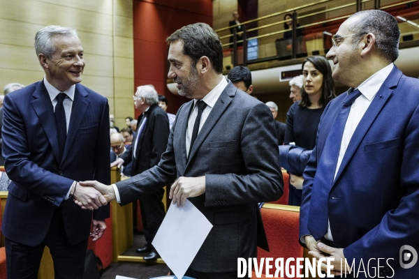 Audition de Christophe Castaner, Laurent Nunez et le Maire au Sénat