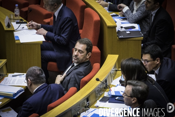 Audition de Christophe Castaner, Laurent Nunez et le Maire au Sénat