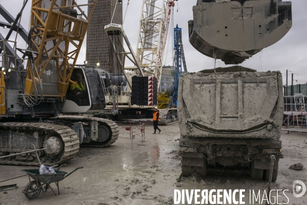 Chantier du grand paris.