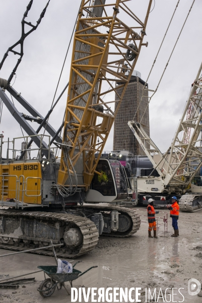 Chantier du grand paris.