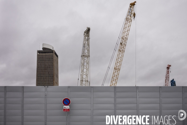 Chantier du grand paris.