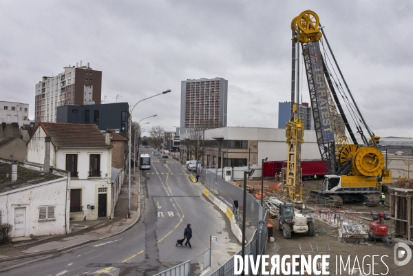 Chantier du grand paris.