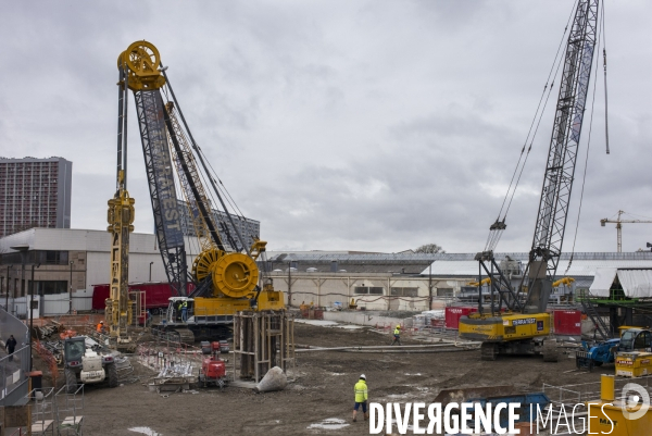 Chantier du grand paris.