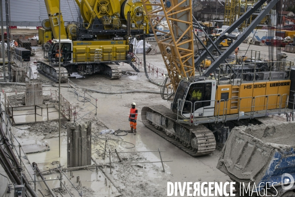 Chantier du grand paris.