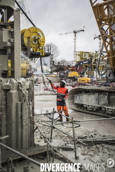 Chantier du grand paris.