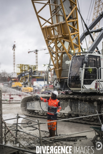 Chantier du grand paris.