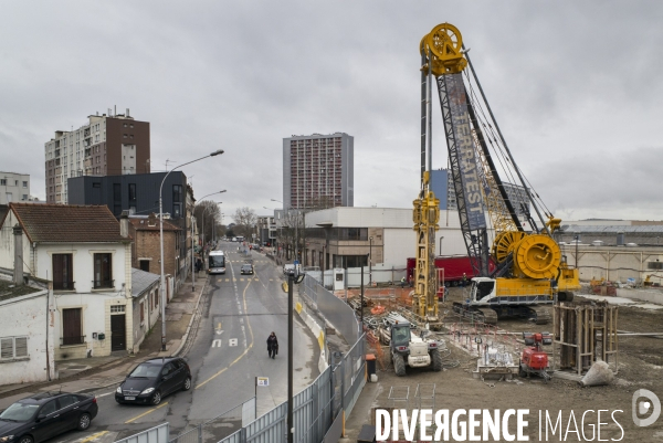 Chantier du grand paris.