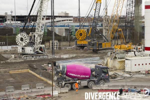 Chantier du grand paris.