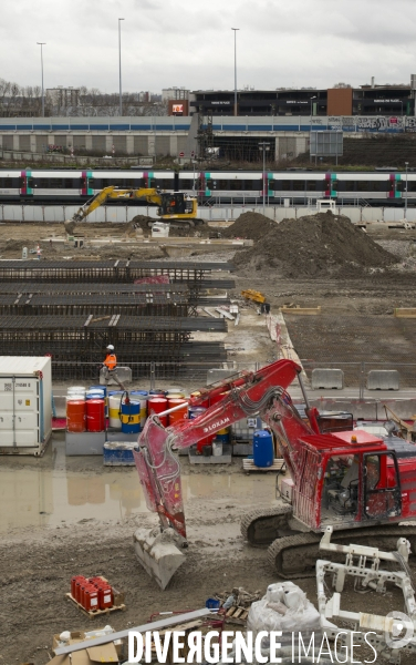 Chantier du grand paris.