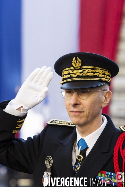 Cérémonie d installation de Didier LALLEMENT, nouveau Préfet de police de Paris.