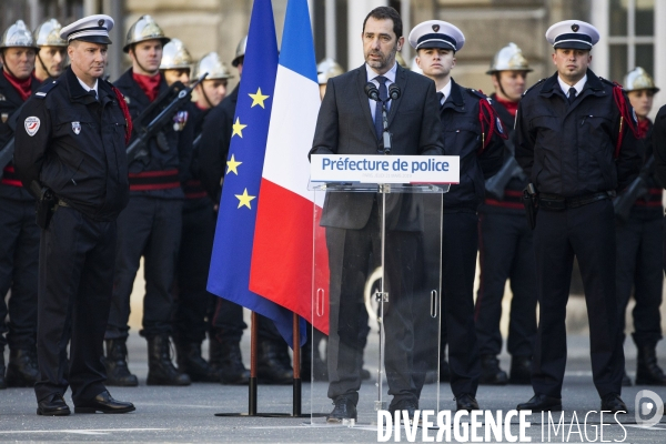 Cérémonie d installation de Didier LALLEMENT, nouveau Préfet de police de Paris.