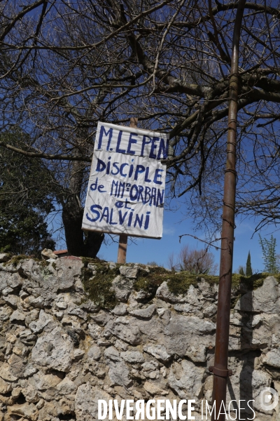 Marine le pen dans le lot-et-garonne a buzet sur baìse