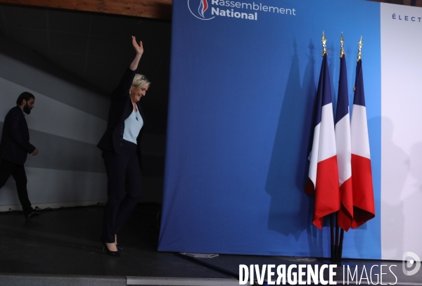 Marine le pen dans le lot-et-garonne a buzet sur baìse