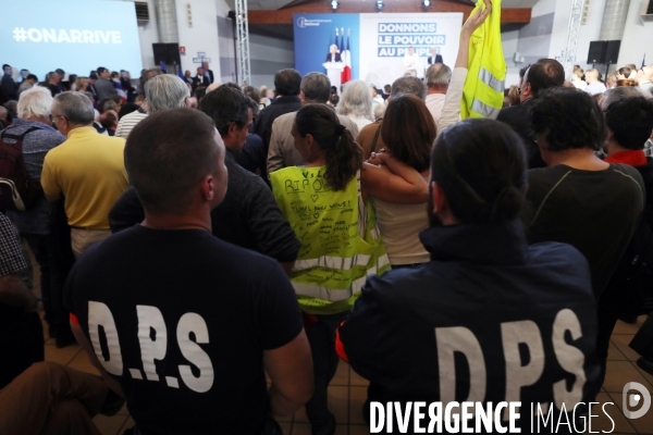 Marine le pen dans le lot-et-garonne a buzet sur baìse