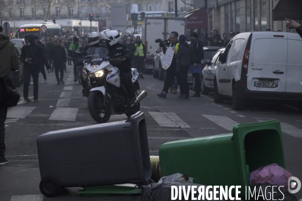 Paris 23 Mars 2019 Gilets jaunes Acte XIX