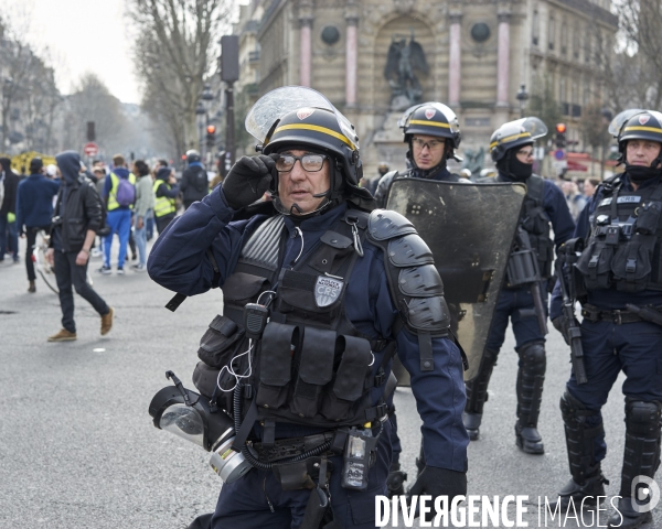 Gilets jaunes Acte XIX, Paris