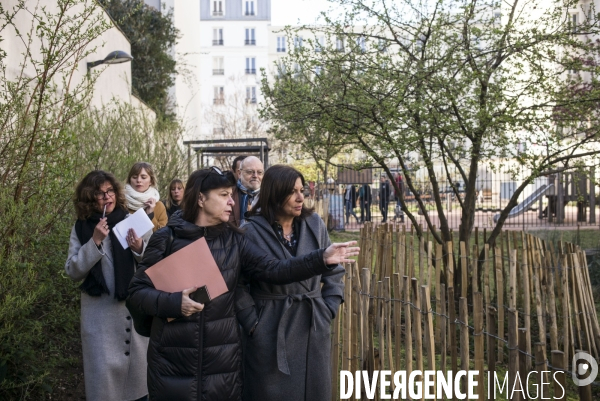 Deplacement de la maire de paris, anne hidalgo.