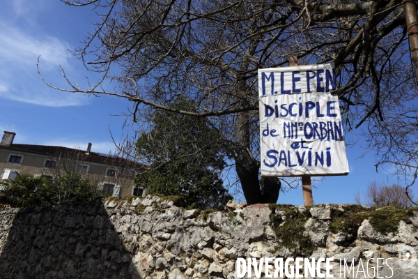 Marine le pen dans le lot-et-garonne a buzet sur baìse