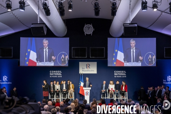 Conseil National du parti Les Républicains.