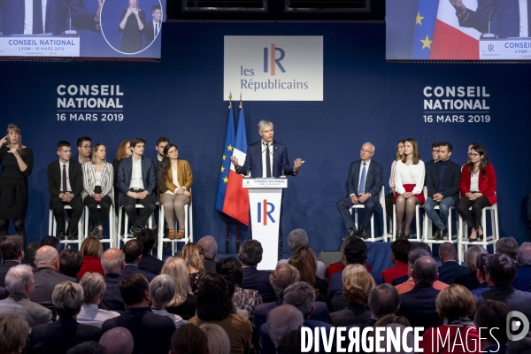 Conseil National du parti Les Républicains.