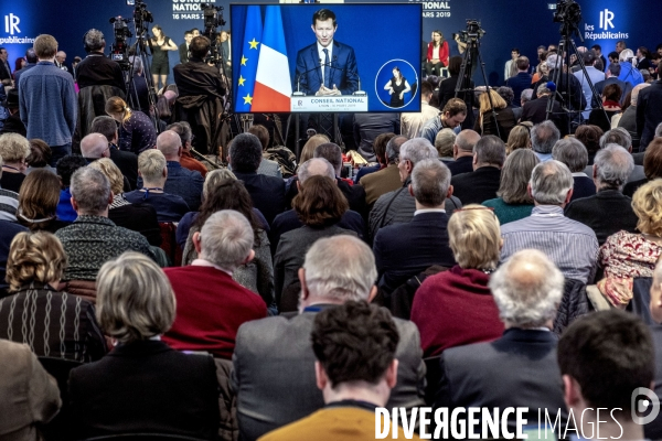 Conseil National du parti Les Républicains.