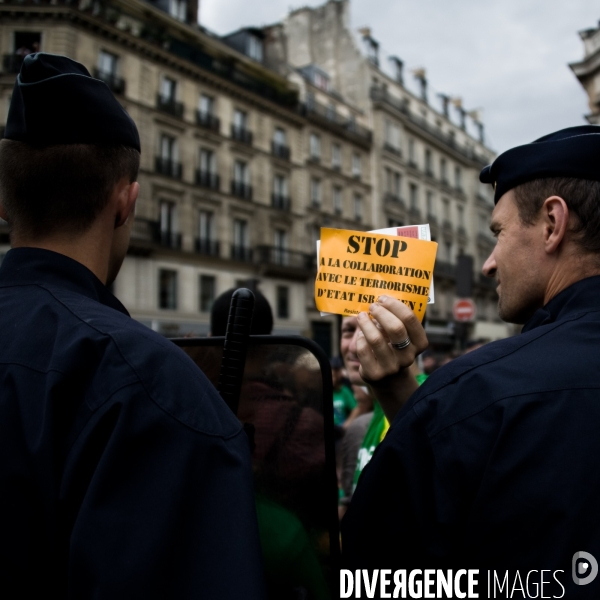 Rassemblement pour le boycott d Israël, Paris, 09/07/2011