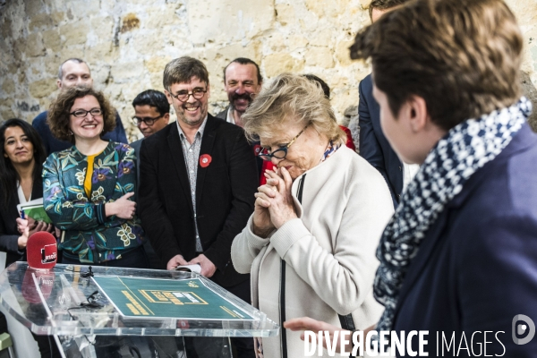 Conférence de presse d EELV pour les européennes 2019.