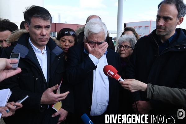 Raphaël Glucksmann et Olivier Faure en campagne pour les élections européennes.