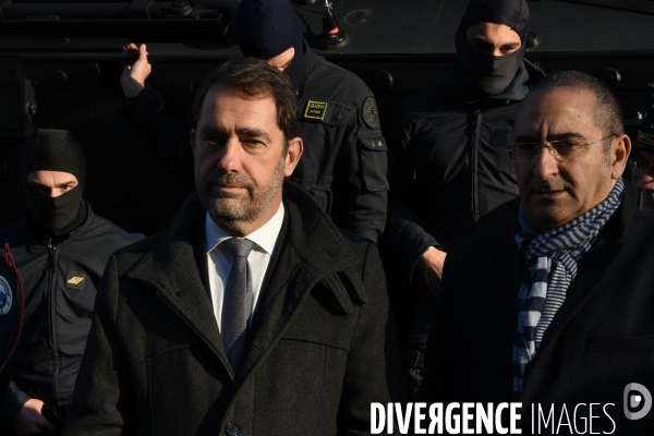 GIGN et RAID, visites de Christophe Castaner et Laurent Nunez.