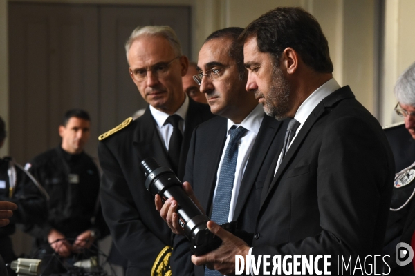 GIGN et RAID, visites de Christophe Castaner et Laurent Nunez.