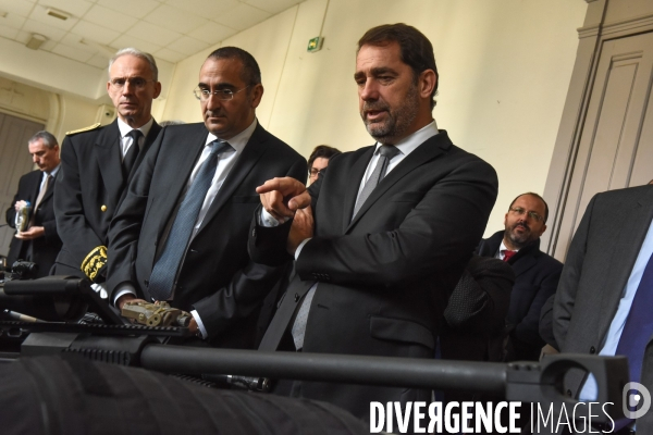 GIGN et RAID, visites de Christophe Castaner et Laurent Nunez.