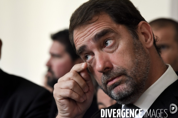 GIGN et RAID, visites de Christophe Castaner et Laurent Nunez.