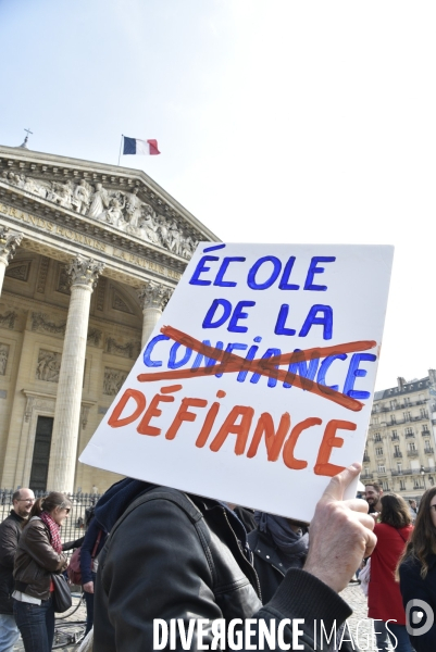 Manifestation pour défendre l Education Nationale, contre les réformes Blanquer.