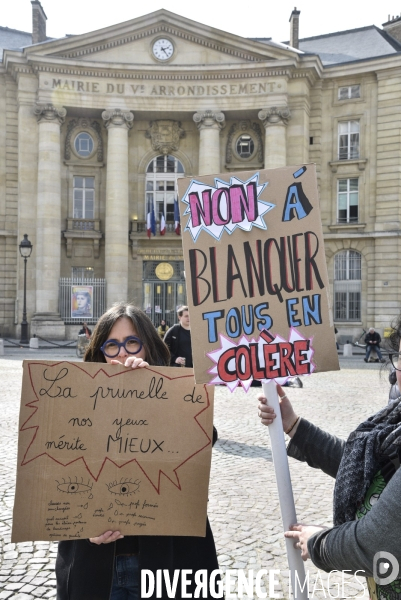 Manifestation pour défendre l Education Nationale, contre les réformes Blanquer.