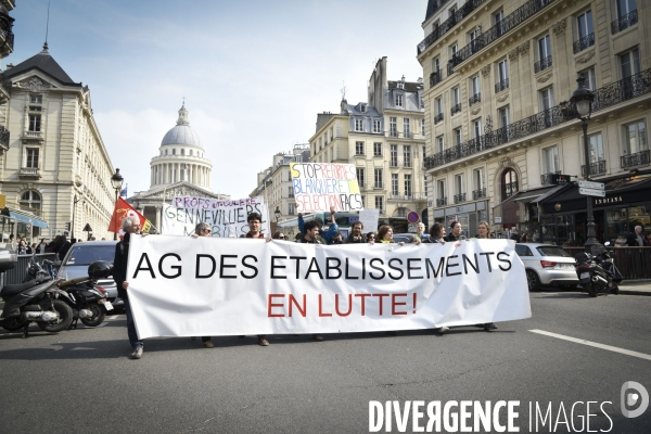 Manifestation pour défendre l Education Nationale, contre les réformes Blanquer.