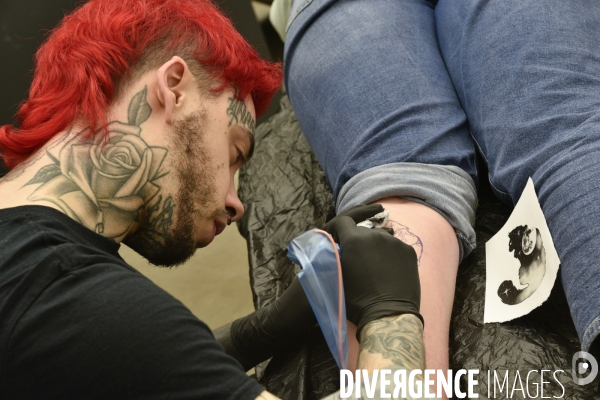 Le salon de tatouage et piercing AENIMA organise un évenement au profit de l association One Voice qui défend les animaux.  Animals rights