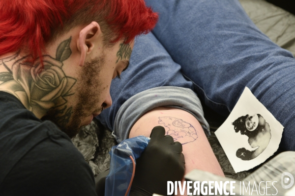 Le salon de tatouage et piercing AENIMA organise un évenement au profit de l association One Voice qui défend les animaux.  Animals rights